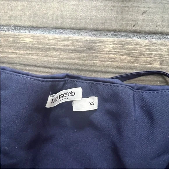 CARMEN defected (see photos) French Navy Bustier Sundress XS. - Picture 9 of 13